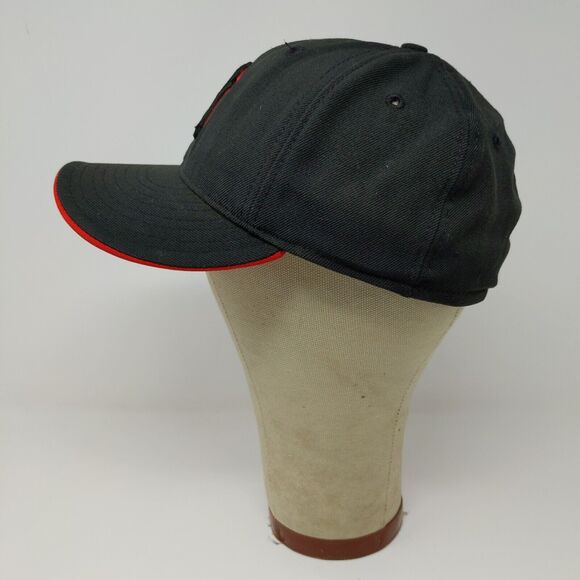 New Era 59Fifty MLB New York Yankees Black Red Baseball Cap Hat Size 7 1/8 Logo - Picture 5 of 11